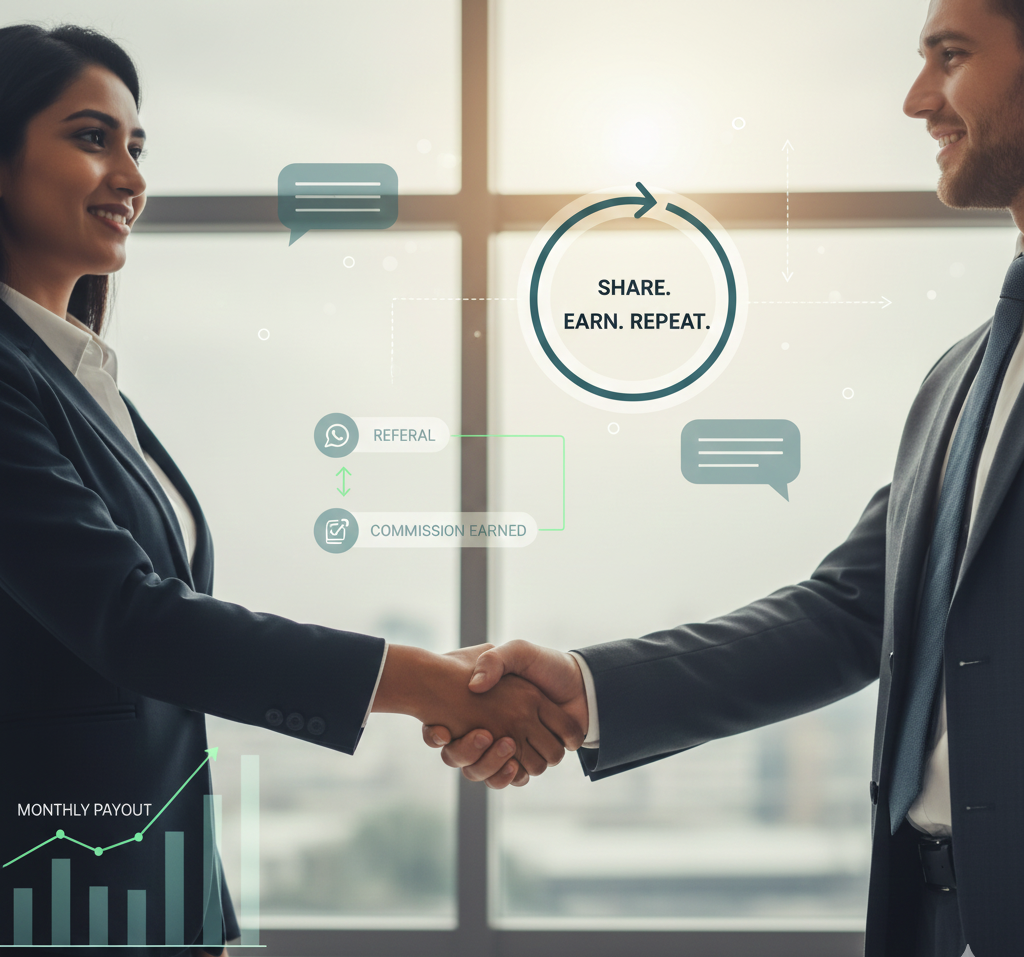 Referral partnership illustration