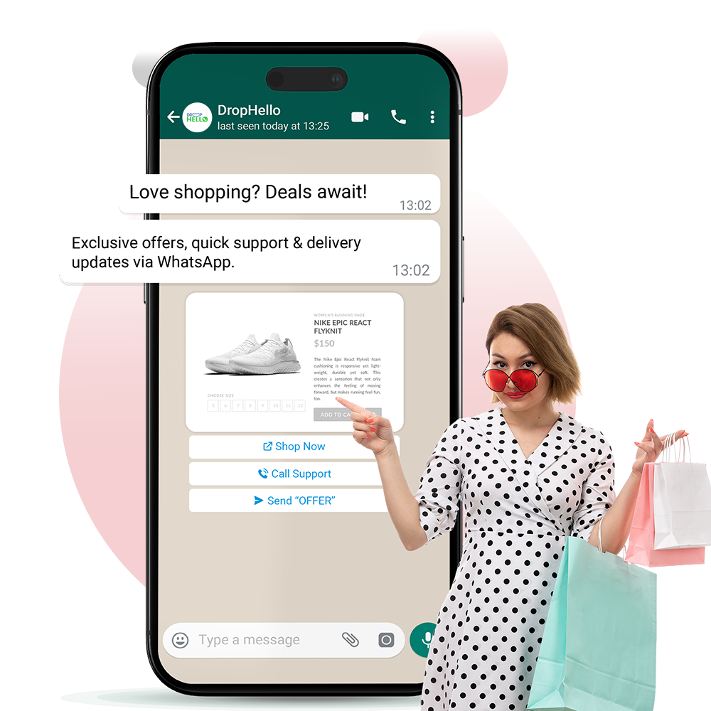 E-commerce marketing with WhatsApp